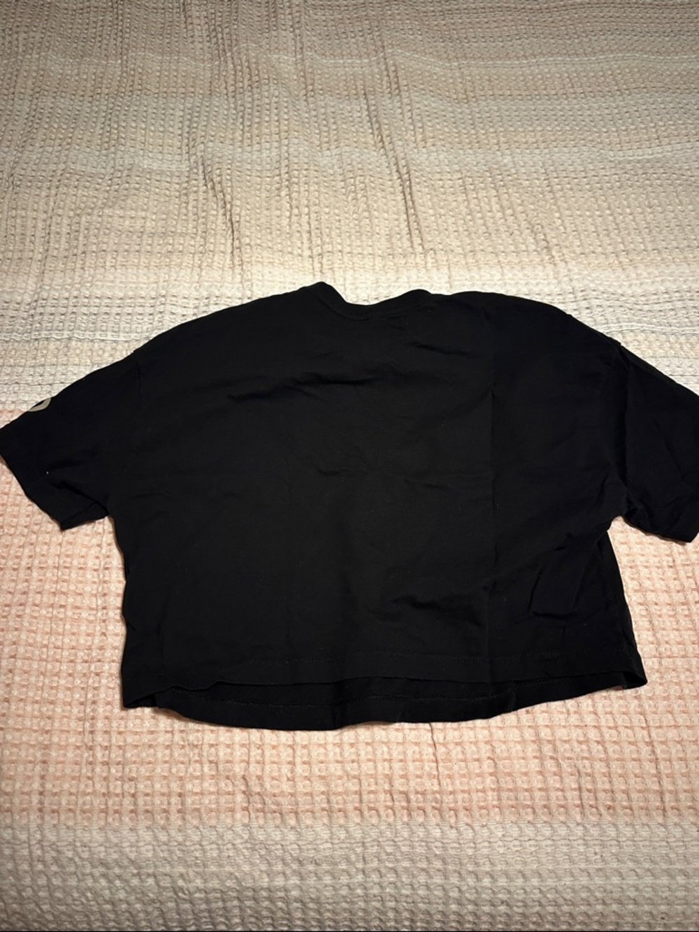 Taylor Swift TTPD Black Cropped Tee Size Small - Picture 4 of 4